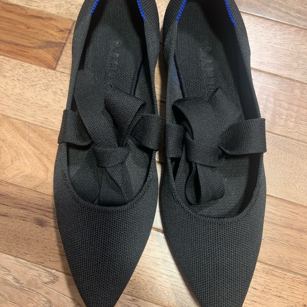 Rothys Black Mary Jane Points 🖤 EUC size 10.5